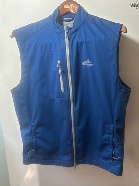 Jonnie O Men's Blue Golf Vest windbreaker